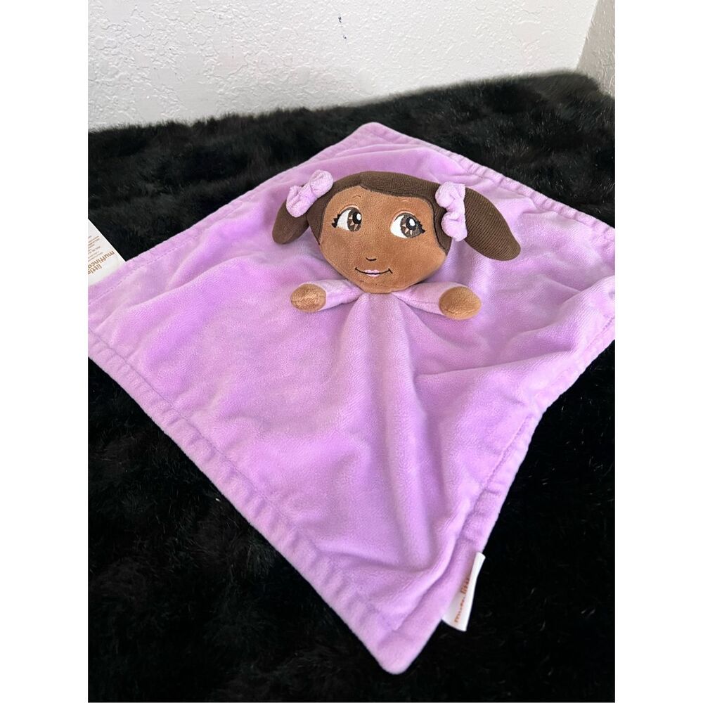 Little Muffincakes Girl Purple Lovey Security Blanket Plush